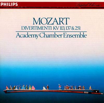 CD MOZART; ACADEMY CHAMBER ENSEMBLE - Divertimenti 4201812 Philips 1986 Germany Classical Used