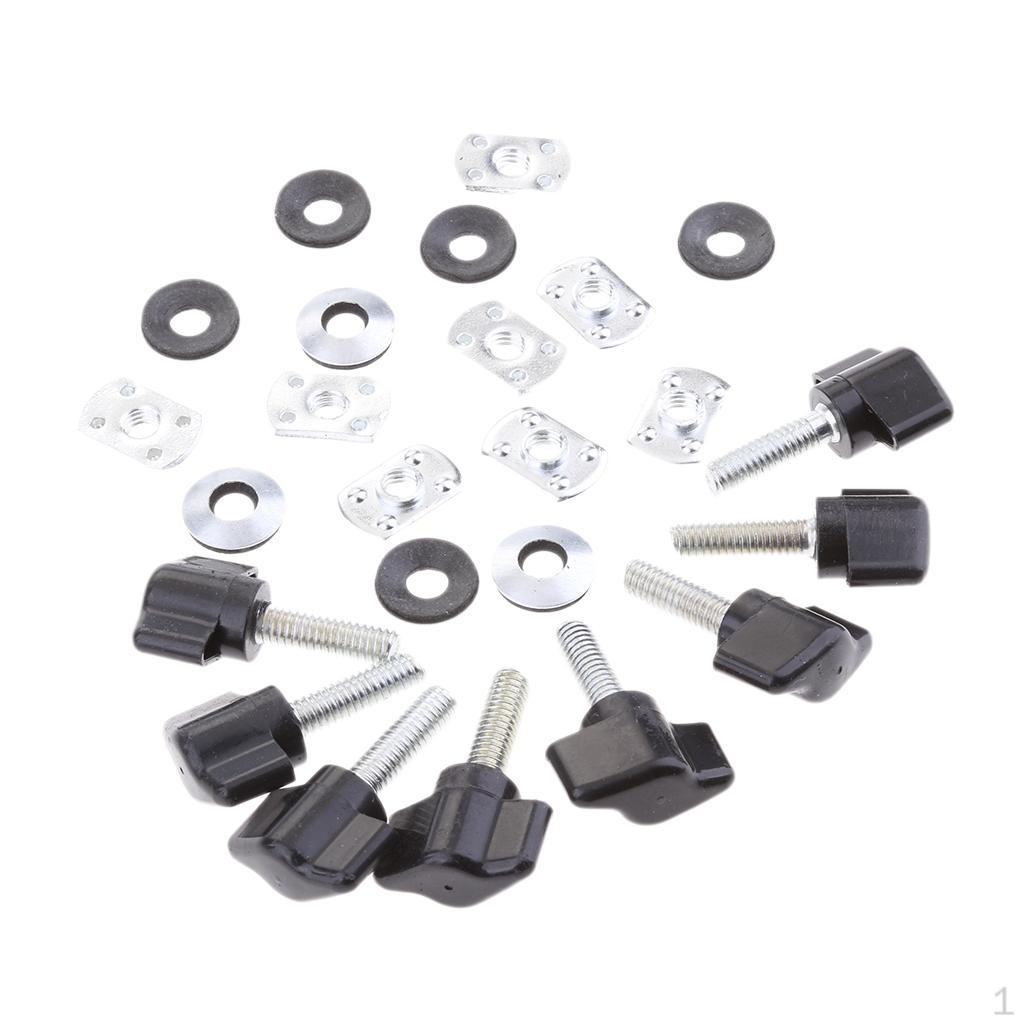 

8 Sets Quick Remove Hard Top Fasteners Kits Fit for YJ TJ JK