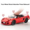 1:32 Honda NSX Models Cars Toy 5 Doors Opened Miniature Vehicles with Light Music Pull Back Toy Car Children's Educational Toys ahn256