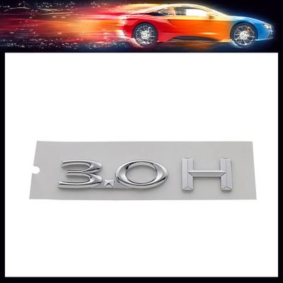 3D Premium 3.0H 3.0 H Letters Car Fender Trunk Rear Bonnet Decal Emblem Badge Sticker