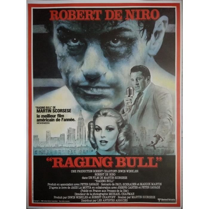 

RAGING BULL Affiche Cinéma Originale ROULEE Petit format 53x40cm Movie Poster DE NIRO