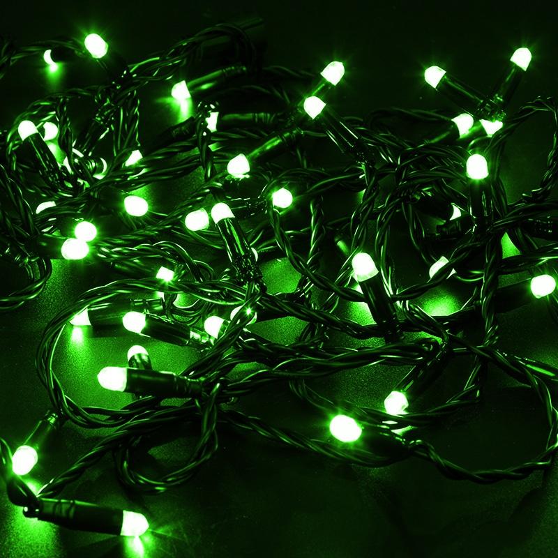 

Garland Neon-night thread 10m Constant Glow Black Pvc 24v Color Green 305-144