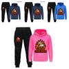 Steves Lava Chicken Kids Hoodie And Pants Set With Cotton Fabric For Playwear And Daily Use