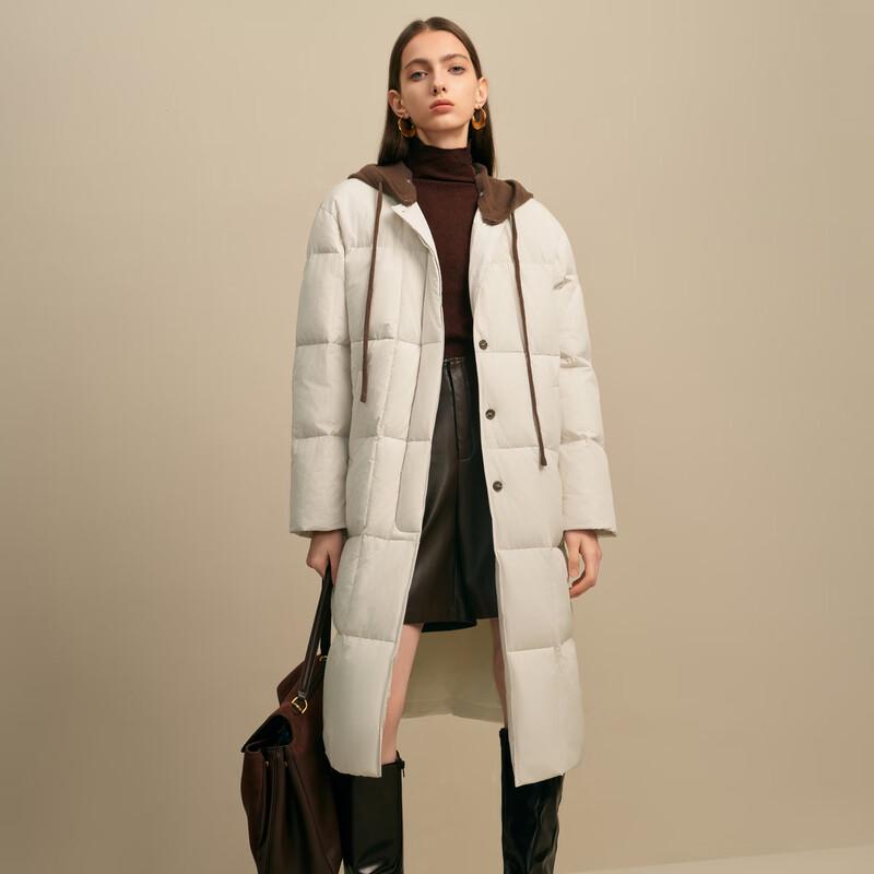 

Elva Island Women s Detachable Long-Sleeve Mid-Length Down Jacket XL