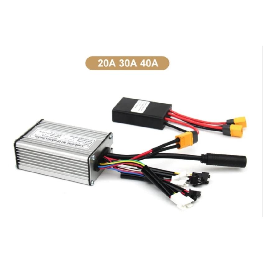 Electric Bike Dual Battery Discharge Converter 24-72VDC Dual Battery Pack Switch Balancer Double Parallel Module with XT90 P