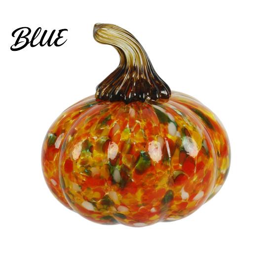 Warm Home Atmosphere Decor Hand Blown Glass Pumpkin Figurine Creative Adornment for Desktop Decoration Unique Fall Autumn Theme Jewelry Living Room