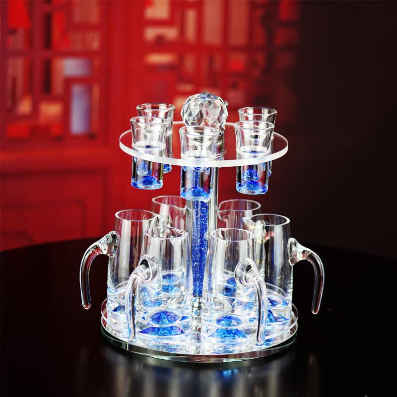 Набор бокалов и графин Shangqi Light Luxury, вращающийся