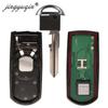 Jingyuqin 433Mhz ID49 2/3 Buttons Smart Key Fit for MAZDA CX-3 Axela CX-5 Atenza Model SKE13E-01 SKE13E-02 Car Remote Control