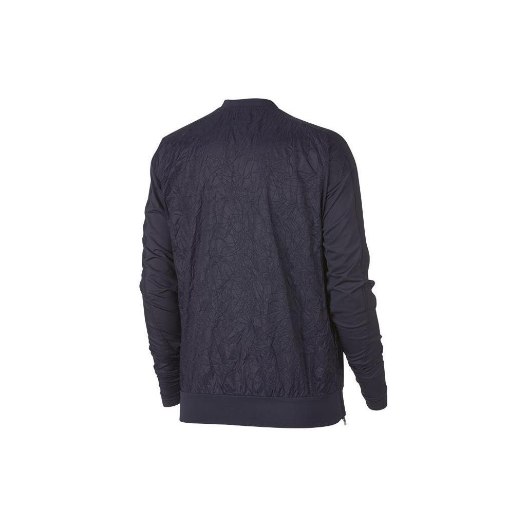 Nike Printed Logo Crew Neck Lightweight Pullover Running Long Sleeve Sweatshirt Women Tops Black 929129-081