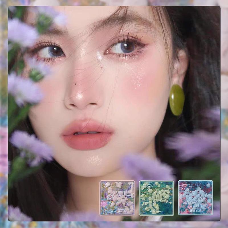 GoGoTales GoGo Dance Secret Garden Eyeshadow Palette - Summer Milk Tea Earth Tones with Matte, Shimmer, and Glitter Finishes