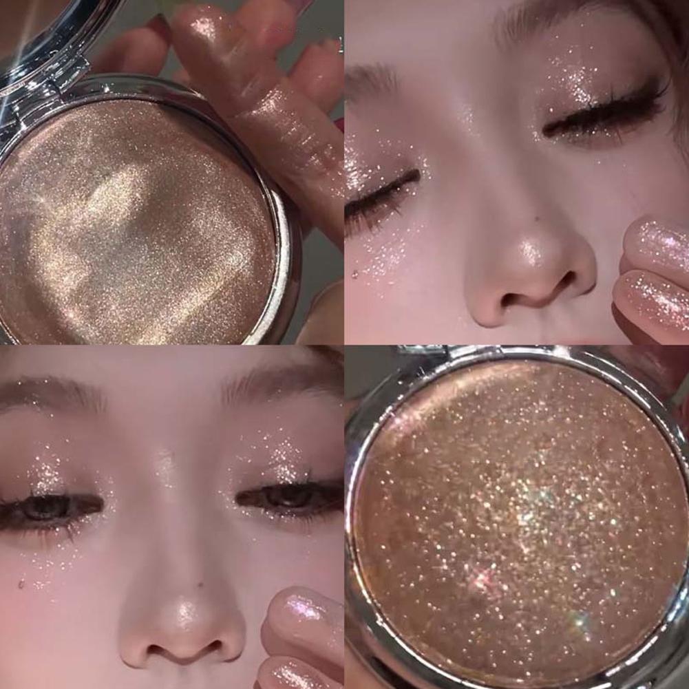 Shimmer Powder For Faces Mashed Sweet Potato Highlights Natural Palette Powder Smooth Highlight C6X5