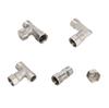 Stainless Steel G1/2 Union Hexagon Tee Elbow Straight Connector 1/2" Male /Female Thread Plumbing Water Gas Oil Pipe Fittings