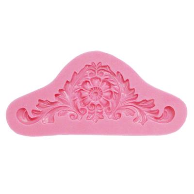 3D Barock Krone Zucker Fondant Schokolade Kuchen Silikonform Küche Backen Dekor