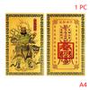 Wu The God Of Wealth Talisman Chinese Feng Shui Copper God Of Wealth Buddha Amulets Card Fortuna Treasure Lucky Home Decoration