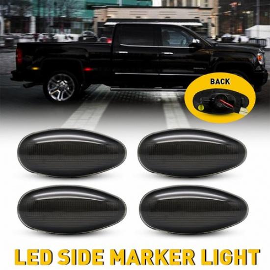 For Silverado GMC Sierra 2500HD 3500HD 01-07 Dually Bed LED Side Marker Lights I