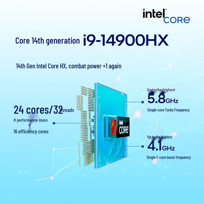 HASEE ZHANSHEN T10 Pro 16-inch Gaming Laptop (CN version) i9-14900HX/1TB/300Hz