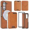 Hight Quality Strong Magnetic Card Slot Bracket Tempered Film Full Protection Leather Phone Case for Samsung Z Fold 7 6 5