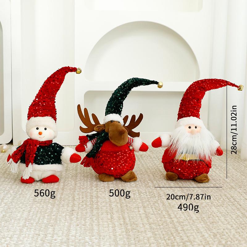 Christmas Reindeer Ornament - Festive Indoor Desktop Decoration 