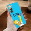 Simpsons-Funny Cartoon Phone Case For Samsung Galaxy A71,A70,A52,A51,A40,A30 Transparent Cover
