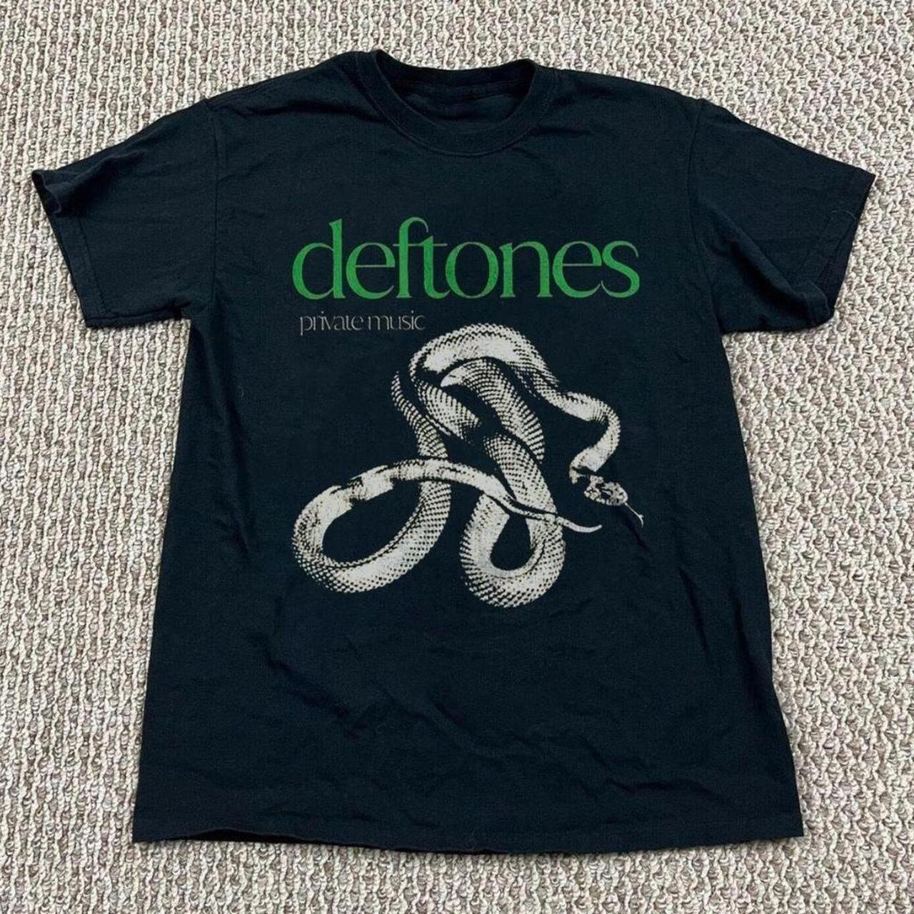 Deftones rock band classic style unisex black t-shirt QT7168 XL