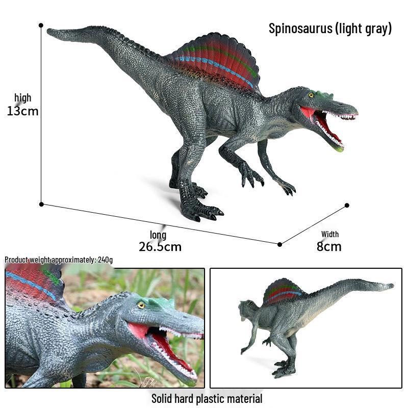 Jurassic Dinosaur Models: Spinosaurus, T. Rex, Triceratops & Stegosaurus