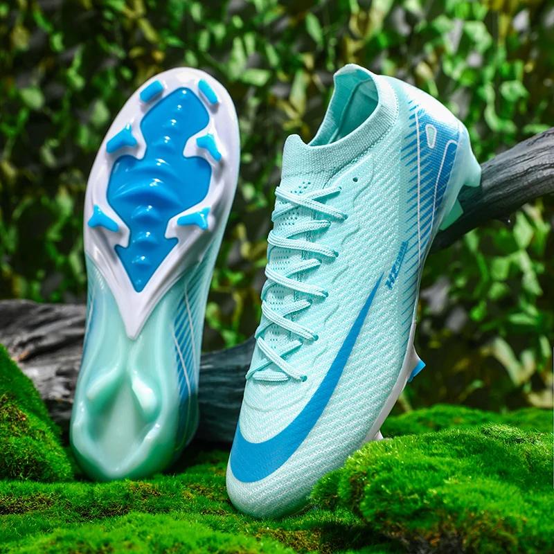 Nové Pánské Fotbalové Kopačky Ultralehké Fotbalové Kopačky Kolíky Dlouhé Hroty Zápas Prodyšné Sálovky Trénink Drop Shipping