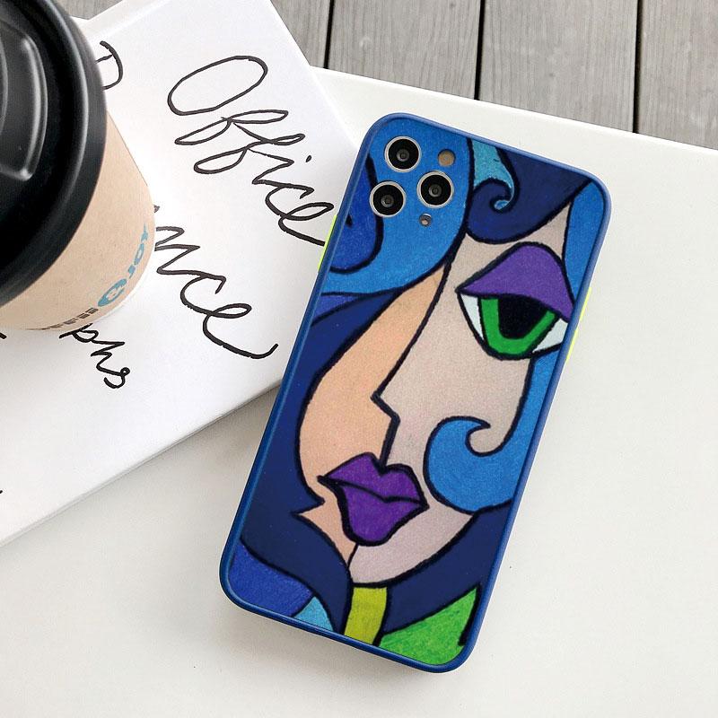 

Picasso Abstract Art Painting Phone Case For iPhone 15 11 12 13 14 Pro MAX Mini 17 16 Pro Max Plus Shockproof Back Cover Fundas iphone 13 mini