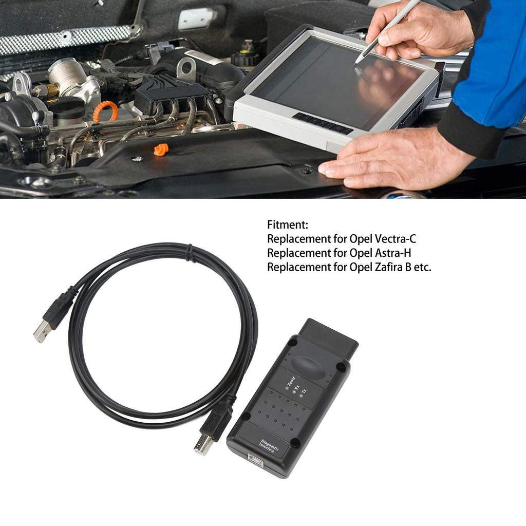 OPCOM OBD2 CAN BUS Tanı Arayüzü Araba Tarayıcı Kod Okuyucu PIC18F458 Çip Değişimi Opel için