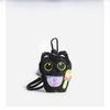 Cute Fish Black Cat Doll Keychain Bib Strawberry Doll Bag Pendant Wings Car Key Ring School Bag Decoration