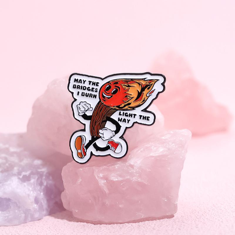 Fashionable Artistic And Cartoon Character Badge Brooch Perfect For Wear Everyday