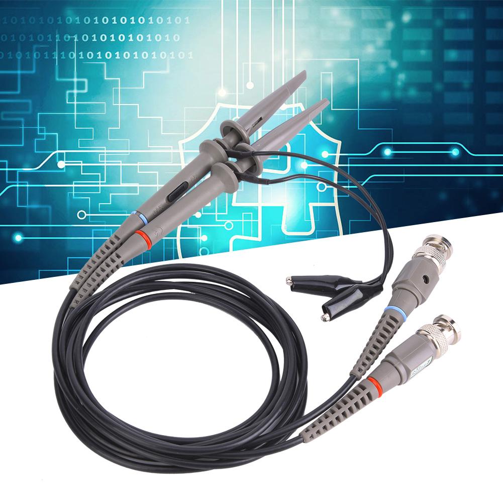 P6100 High Precision Oscilloscope Test Probe Kit 1X 10X 100MHz Oscilloscope Accessories