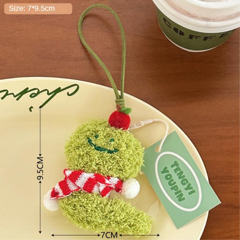 1Pcs Cute Plush Snake Year Doll Pendant Girl s Versatile Pendant Keychain