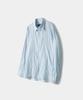 TRIP LE SENS Steady Cotton Pleated Overshirt_Navy