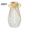 Langlebige Glasstil-Vase Dekorative Blumenvase, Transparenter Halter für Zuhause Klare Knospen-Dekoration, Moderner Verdickter Blumenbehälter Frisch und Getrocknet