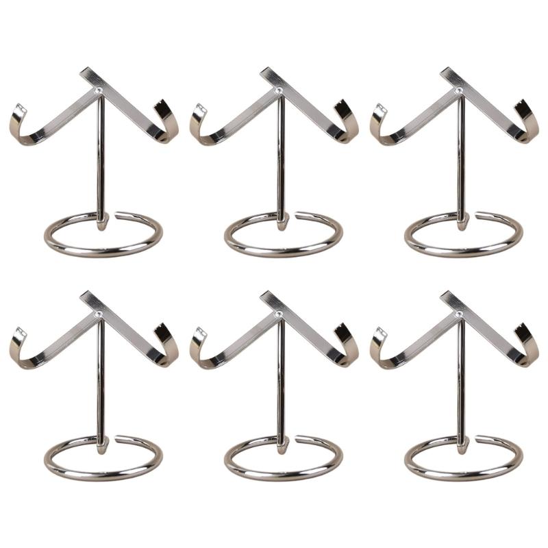 

Modern Simple Metal Owner For Crystal Figurines Decorative Art Divisions And Collectibles S серебряный