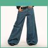 Streetwear Jeans With Water Wash Fabric For Teenagers And Adults