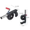 Manual BBQ Air Blower with Metal Fan Blade, Hand Crank Fire Starter Tool for Camping and Outdoor Use