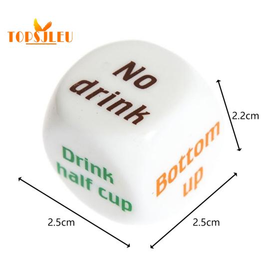 Zabawna gra w kości do picia - 3 sztuki / zestaw, impreza, bar, pub, klub, prezent z zabawkami