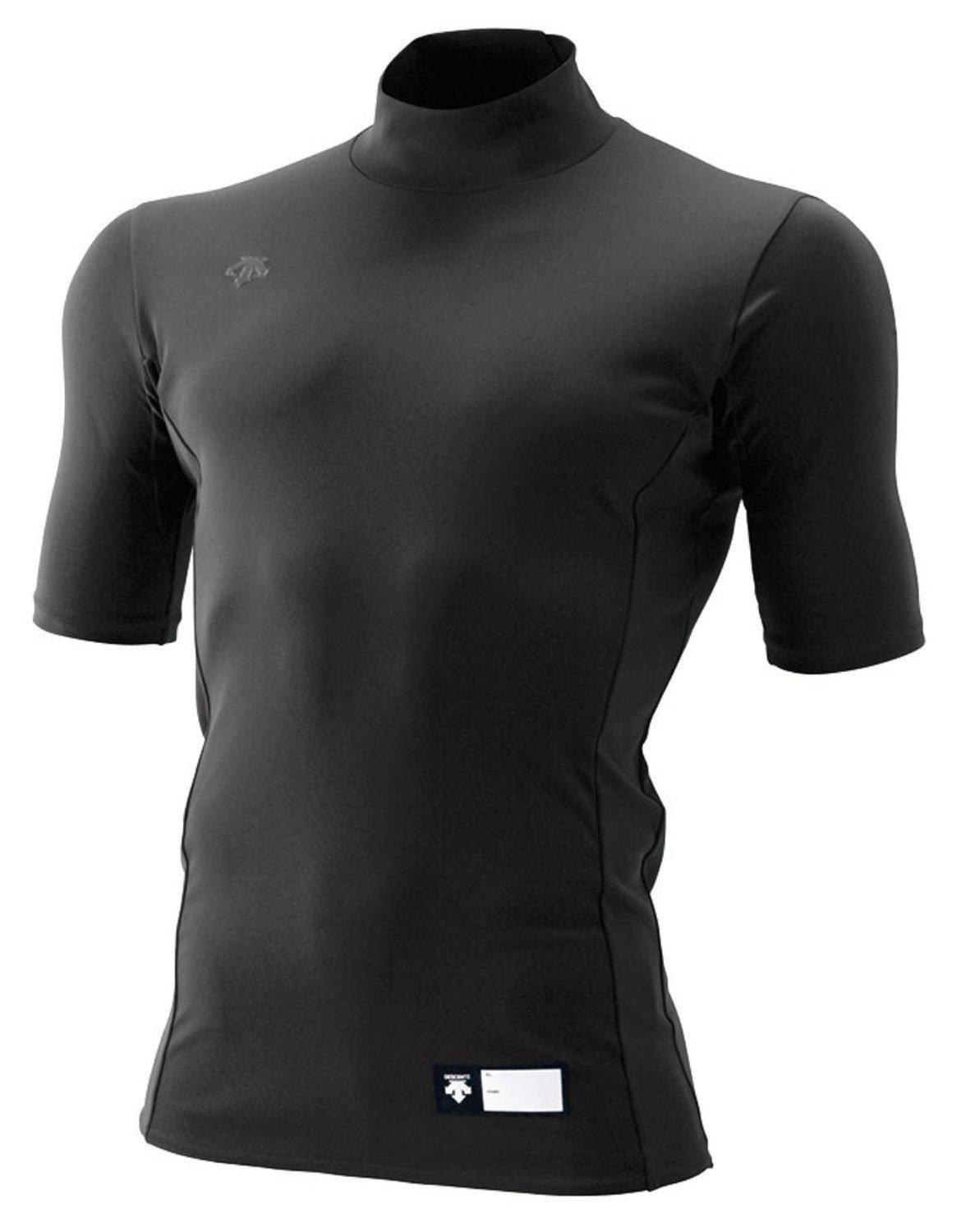 

DESCENTE Junior Baseball High Short Relaxed 130cm Undershirt, Neck, Sleeve, Fit, Black, (JSTD705) чёрный