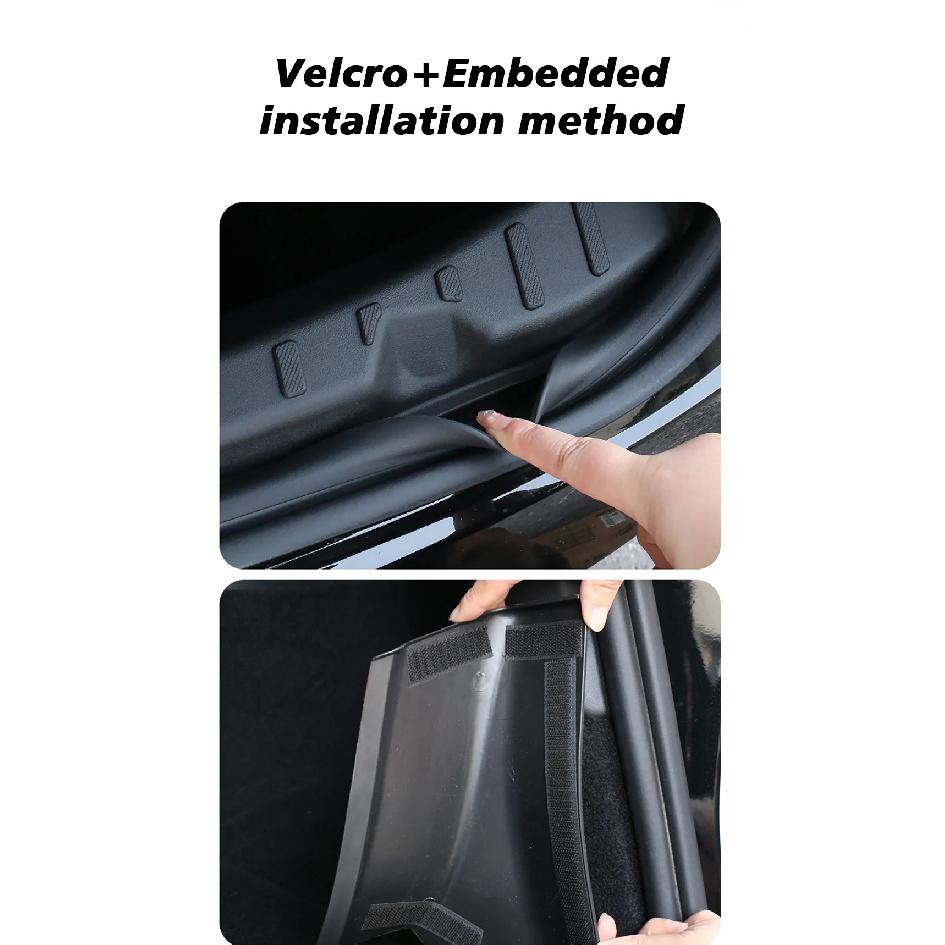 Para Tesla Nuevo Modelo Y LANZAMIENTO 2025 Juniper 2025+ Tira Umbral Maletero TPE Tapa Protectora Antiarañazos