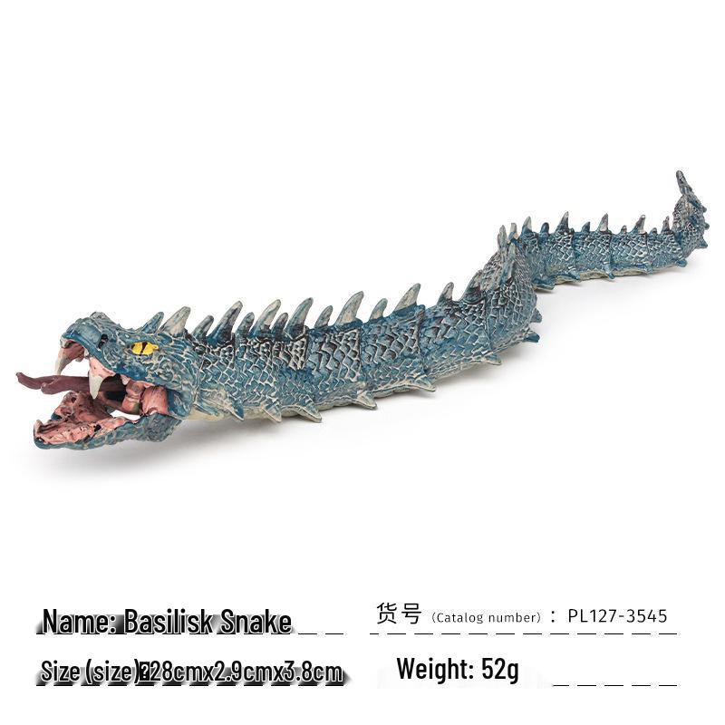 Wild Animal Snake Model: Children s Cognitive Basilisk Prank Ornament
