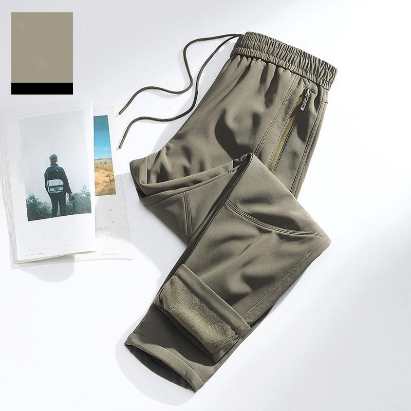 Damen Winter Wanderhose Wasserdicht Warm Fleecehose Camping Klettern Trekking Skifahren Outdoor-Sportarten Softshellhose