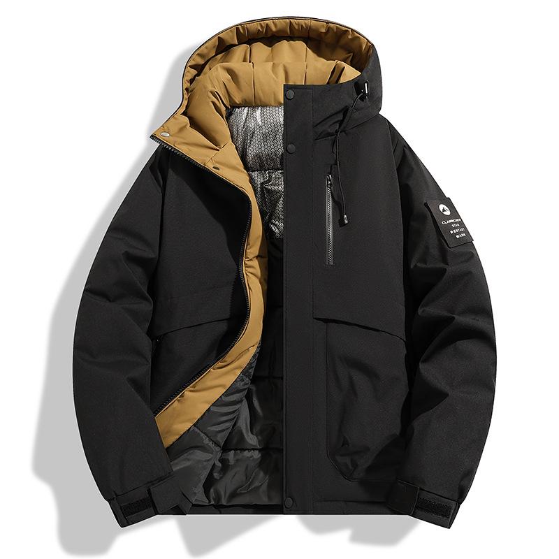 Men's Winter Hooded Graphene-Enhanced Cotton Jacket: Ski Suit and Cold-Protection Coat
