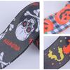 Scary Halloween Colorful Ribbons Pumpkin Skull Bat Spider Web Checkered Pumpkin Ribbons Cloth Exquisite