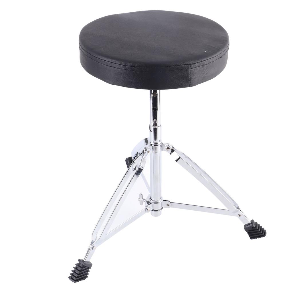 Portable Foldable Drum Stool Adjustable Height Padded Drum Throne Non Slip Seat Chair Adults Kids
