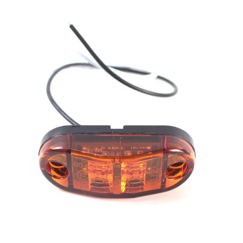 1Pcs 10V/30V LED Side Marker Lights ABS Warning Tail Light Car Truck Lorry Low Power Consumption External Lights