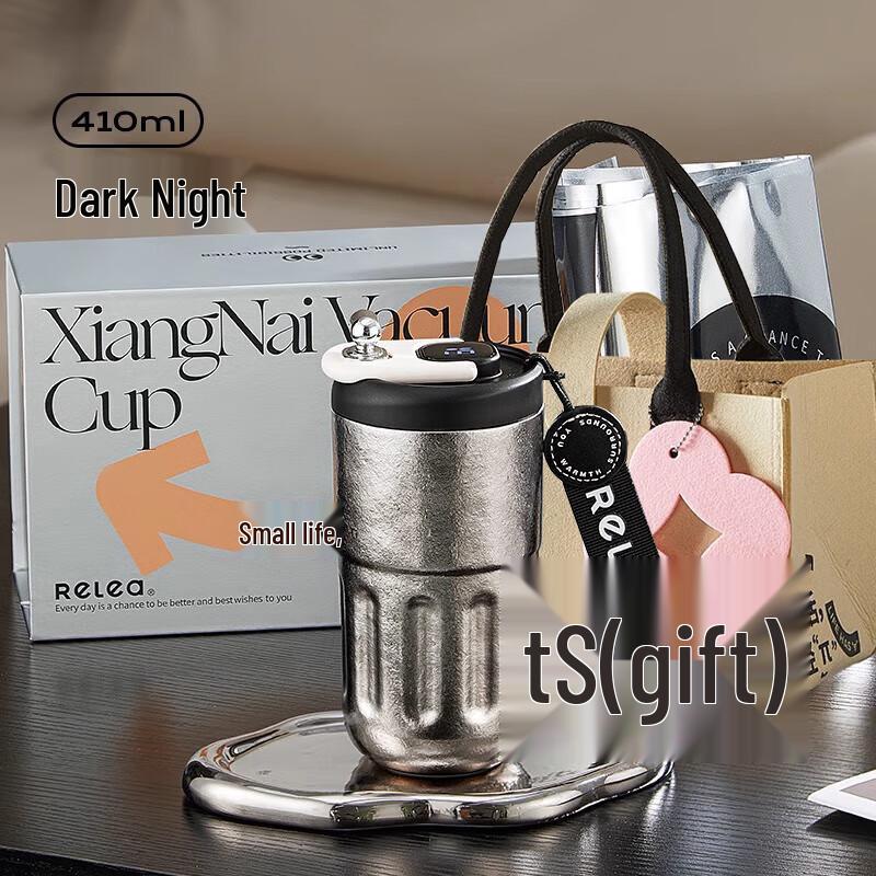 WUSONOW Pure Titanium Smart Temperature Display Thermos Mug