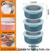 Stainless Steel Food-Grade Sealed Soup & Bento Bowl for Refrigerator