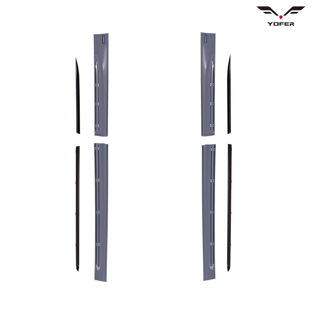 Compatible with Li Auto L9: YOFER body kit including front bumper, side skirts, rear wing, rear lip, rear bumper, corner protectors, front splitter.