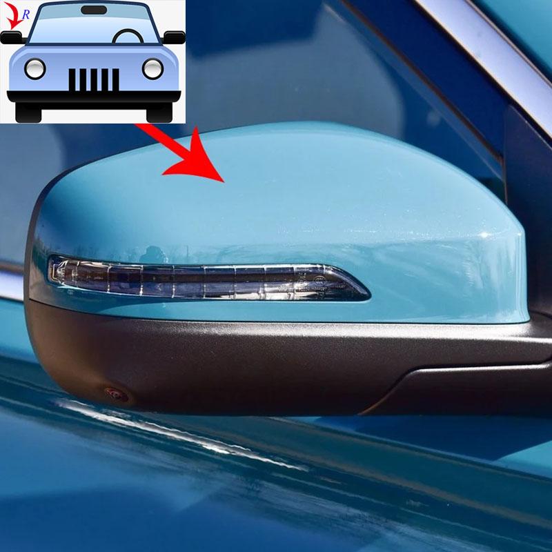 Protective Cover Door Mirror Shell For Chery Tiggo 7 Tiggo 8 X5 2017- Car Rearview Accessories Replace Pearl White